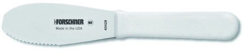 Sandwich spreader 3 1/2 wavy edge blade white poly handle 40428 for sale