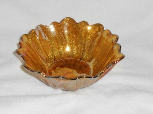 Marigold Orange Carnival Bowl