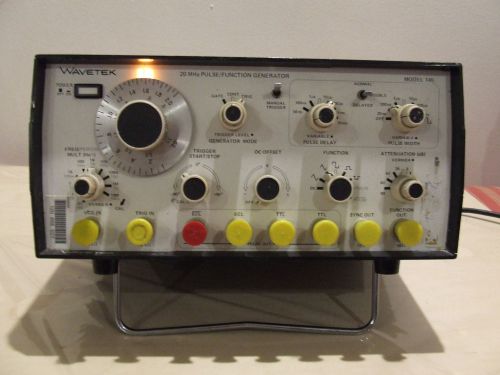 Wavetek Model 145 Pulse/Function Generator, 20 MHz - Model 145-S-872.  Opt. 001