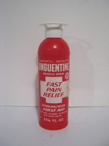 Vintage - advertising - fire extinguisher - unguentine sunburn  first aid for sale