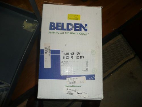 81C9011 Belden 1594A 008U1000 Unshld Multipr Cable, 4Pr, 500Ft, 300V