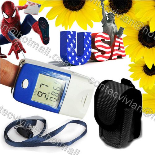 US Shipping USPS NEW Fingertip FINGER Pulse Oximeter SPO2 PR LCD Monitor CMS50B