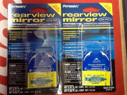 PERMATEX 81844 STRENGTH REAR VIEW MIRROR ADHESIVE GLUE (2 PACK)