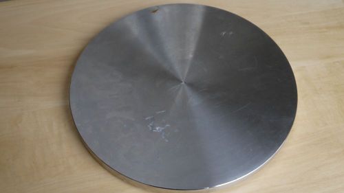 High vacuum research chamber 9.25&#034; ss blank flange varian huntington nor-cal for sale