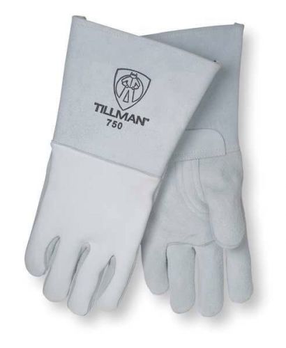 Tillman 750 small stick welding gloves pearl elkskin 14&#034; length 1pair for sale