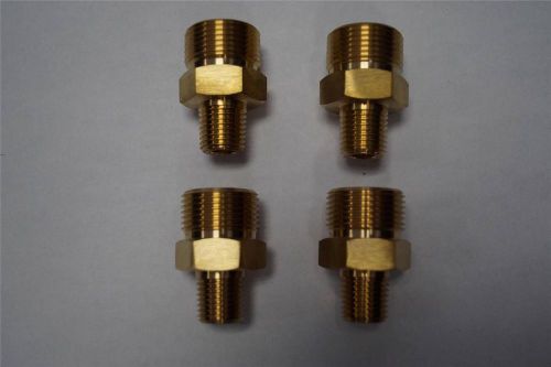 BRASS M22 SCREW TYPE X 1/4 MNPT PRESSURE WASHER FITTINGS 85.300.132