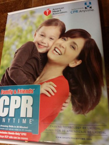 American heart association family &amp; friends cpr anytime training kit for sale
