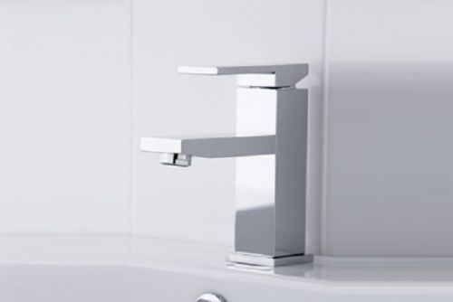 LINSOL TIANA SQUARE BATHROOM FLICK BASIN /  SINK / VANITY MIXER TAP / TAPS