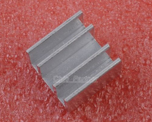 10PCS Heat Sink Silver-White 13x13x11mm IC Heat Sink Aluminum 13*13*11MM Cooling