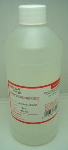 Weldcote Metals  Liquid Soldering Flux 16 Oz.