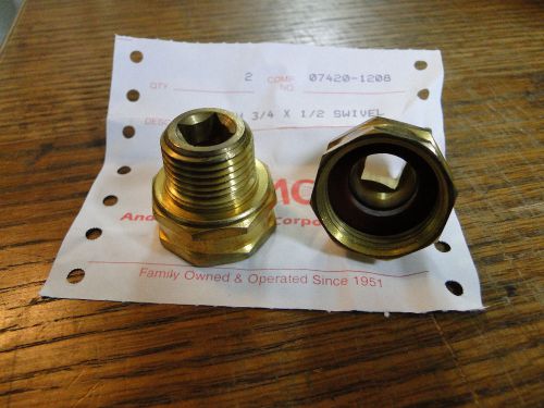 Garden hose, brass reducer ghtfm swivel x 1/2 npt m for sale