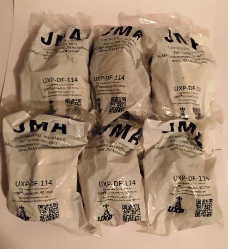 UXP-DF-114 JMA/PPC UXP Connector - LOT of 6 -  DIN Female 1-1/4&#034;