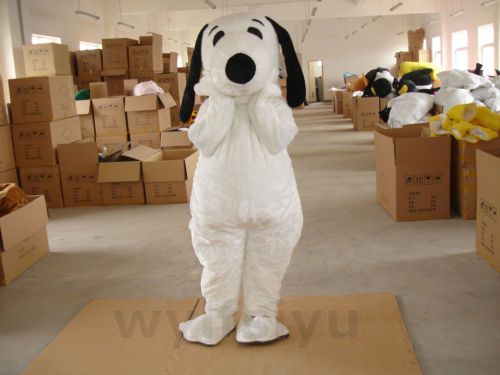 New snoopy mascot costume fancy dress costumes cartoon dolls adult size for sale