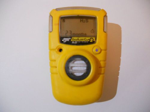 BW TECHNOLOGIES GA24XT-H GAS ALERT CLIP EXTREME H2S DETECTOR MONITOR 23MONTHS