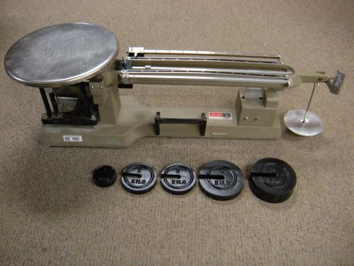 Ohaus vintage heavy duty lab balance scale 20kg 45lb capacity for sale