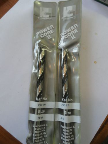 3/8&#034; Kar Power Core Drill Bits, 79020