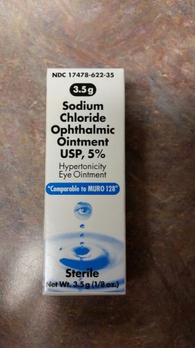 Akorn Sodium Chloride Ophthalmic Ointment USP 5% 3.5 ml, 01--17478062235