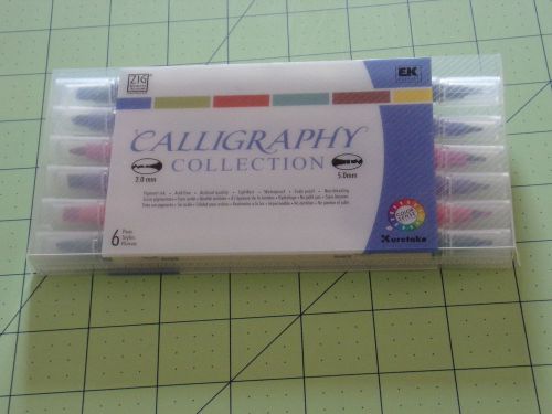 6 Piece Calligraphy Set - EK Success Brand - Dual Tip - NIP