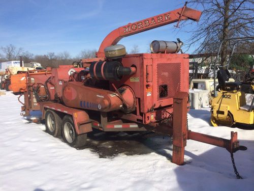 2005 morbark 2400xl wood chipper tandem axle 260hp cummins- many new parts for sale