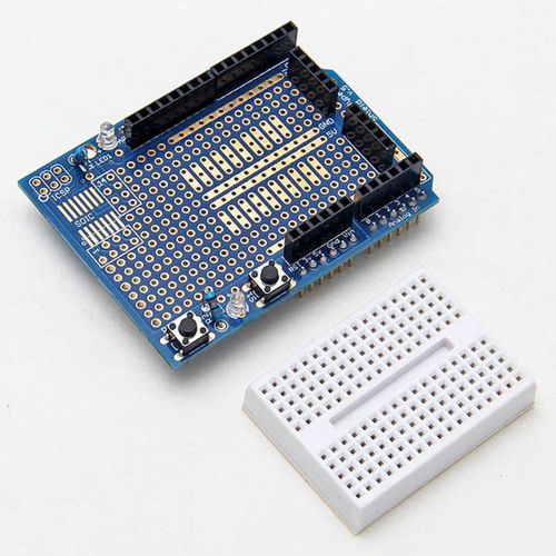 Arduino prototyping prototype shield protoshield with mini breadboard 3280 hy for sale