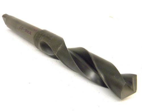 USED CHICAGO LATROBE LO-TORK 1-31/64&#034; TAPER SHANK TWIST DRILL 1.4844&#034; #4MT