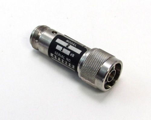 Weinschel / Aeroflex Model 2 Fixed Coaxial Attenuator - 1dB, DC-18 GHz, 5W