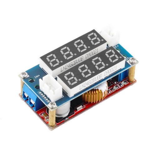 5A Adjustable CC/CV Display Stepwn charge Module LED Panel Voltmeter Ammeter  HG