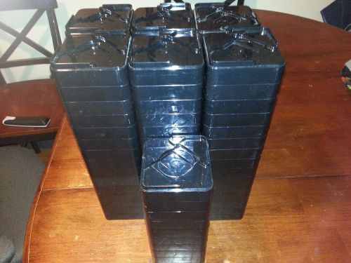 LOT OF 74 BLACK RAISE ITS/DESKALATORS FURNITURE RISERS W/ANTI SKID PADS