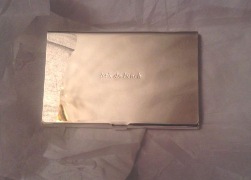 Kate Spade Lets Do Lunch Business Card Holder NIB