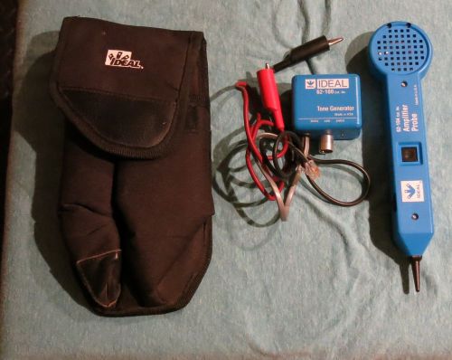 Ideal 62-104 amplifier probe &amp; 62-100 tone generator with case for sale