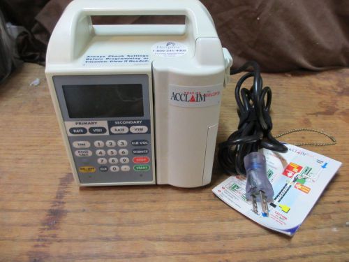 Hospira Abbott Acclaim Encore Infusion Pump  IV