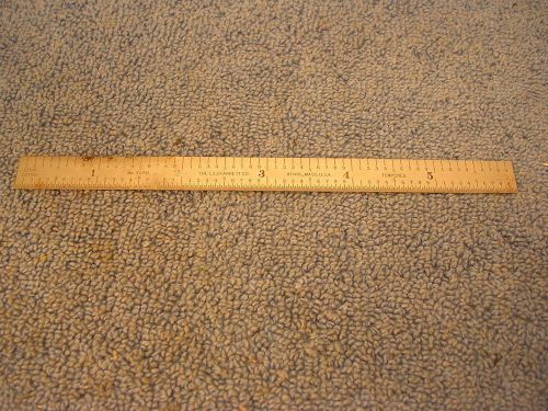 L.S. Starrett Company  No 305R Machinists 6&#034; Scale Rule Ruler NR!