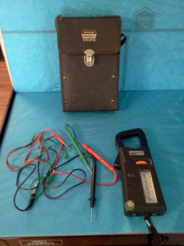 Universal Enterprises MCP9 ANALOG CLAMP-ON METER AC Volt OHM Ammeter 60Hz w/Case