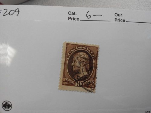 U.S. STAMP #209 Used SF/SUPERB GEM