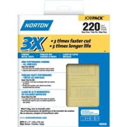 Norton Abrasives - St. Gobain SNDPAPR PROSAND 9X11 JOBPK 220 02636