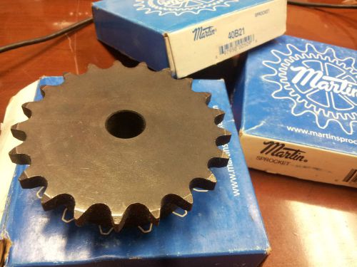 MARTIN 40B21 SPROCKET NIB MADE IN USA EXPEDITED SHIPPING