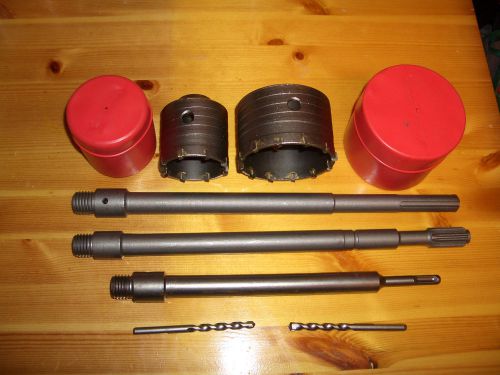 2 1/2&#034;, 3 1/2&#034; concrete core hammer drill bits  2.5, 3.5