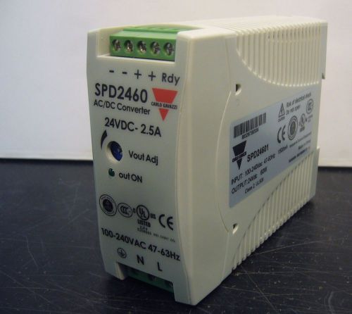 Carlo Gavazzi Din-Mount Switching Power Supply SPD24601 24VDC 2.5A 60W