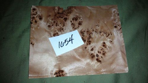 2 Leafs @ 6.5 x 5 Mappa Burl Wood Veneer (v1654)