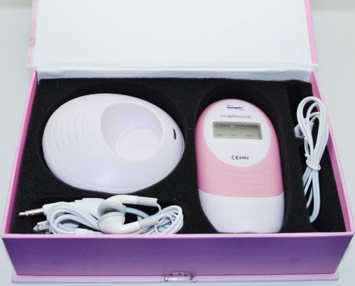 Ultrasound Fetal Doppler,Prenatal Baby Heart Sound Monitor + LCD Screen + 2.5mhz