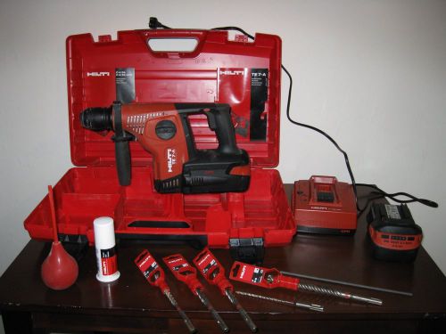 Hilti TE 7-A Cordless 36 Volt CPC Performance Package Rotary Hammer Drill  *EUC*