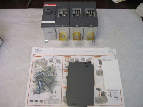 ABB OT600U03 1SCA022798R0730 600 AMP 600 VAC 3 POLE DISCONNECT SWITCH OPEN TYPE