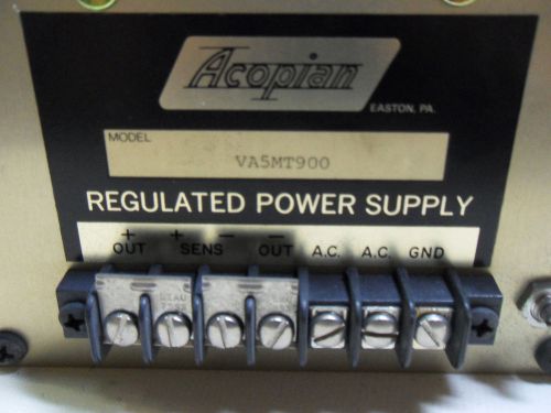 (k6) 1 acopian va5mt900 power supply for sale