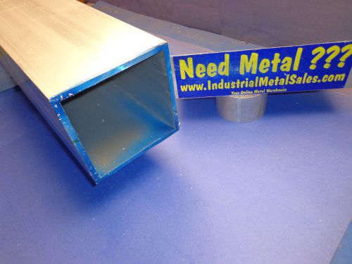 5&#034; x 36&#034;-long x 1/4&#034; Wall 6061 T6 Aluminum Square Tube--&gt;5&#034; x .250&#034; wall