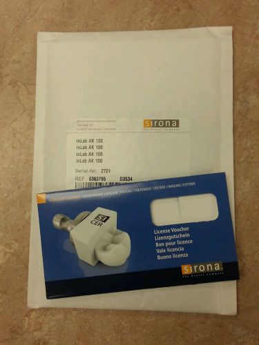 sirona cerec inLab AK 100 Milling Voucher