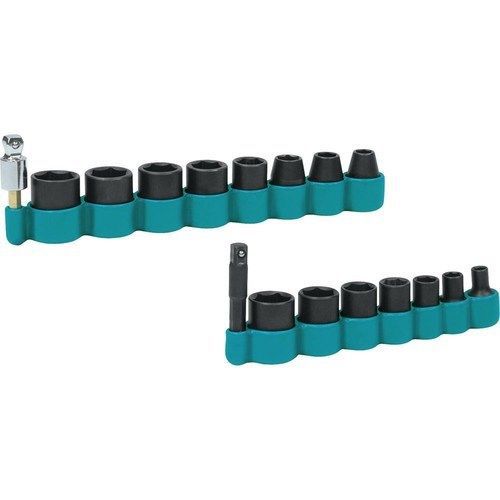 Makita B-42715 Impact Gold 3/8-Inch and 1/4-Inch Drive Socket Set, 17-Piece