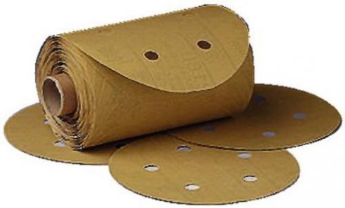 3m 01643 stikit gold 6&#034; p80a grit dust-free disc roll for sale