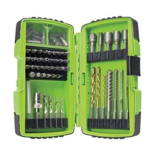 GREENLEE Electricians Drill Driver Kit, 68 Pc,PT# DDKIT-1-68