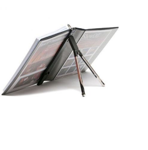 Charles Leonard Inc  Showoff Presentation Easel  1 per Box  Silver/Black (86100)