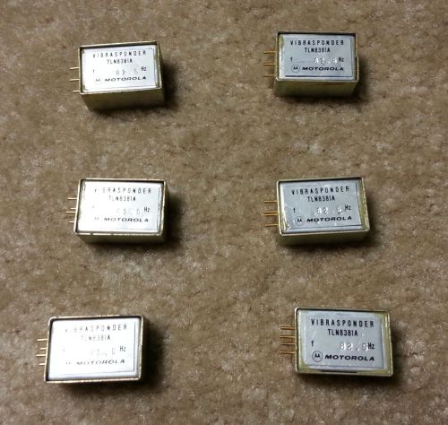 Motorola Vibrasponder TLN8381A and Vibrasender KLN6210A - 82.5Hz - Set of 11